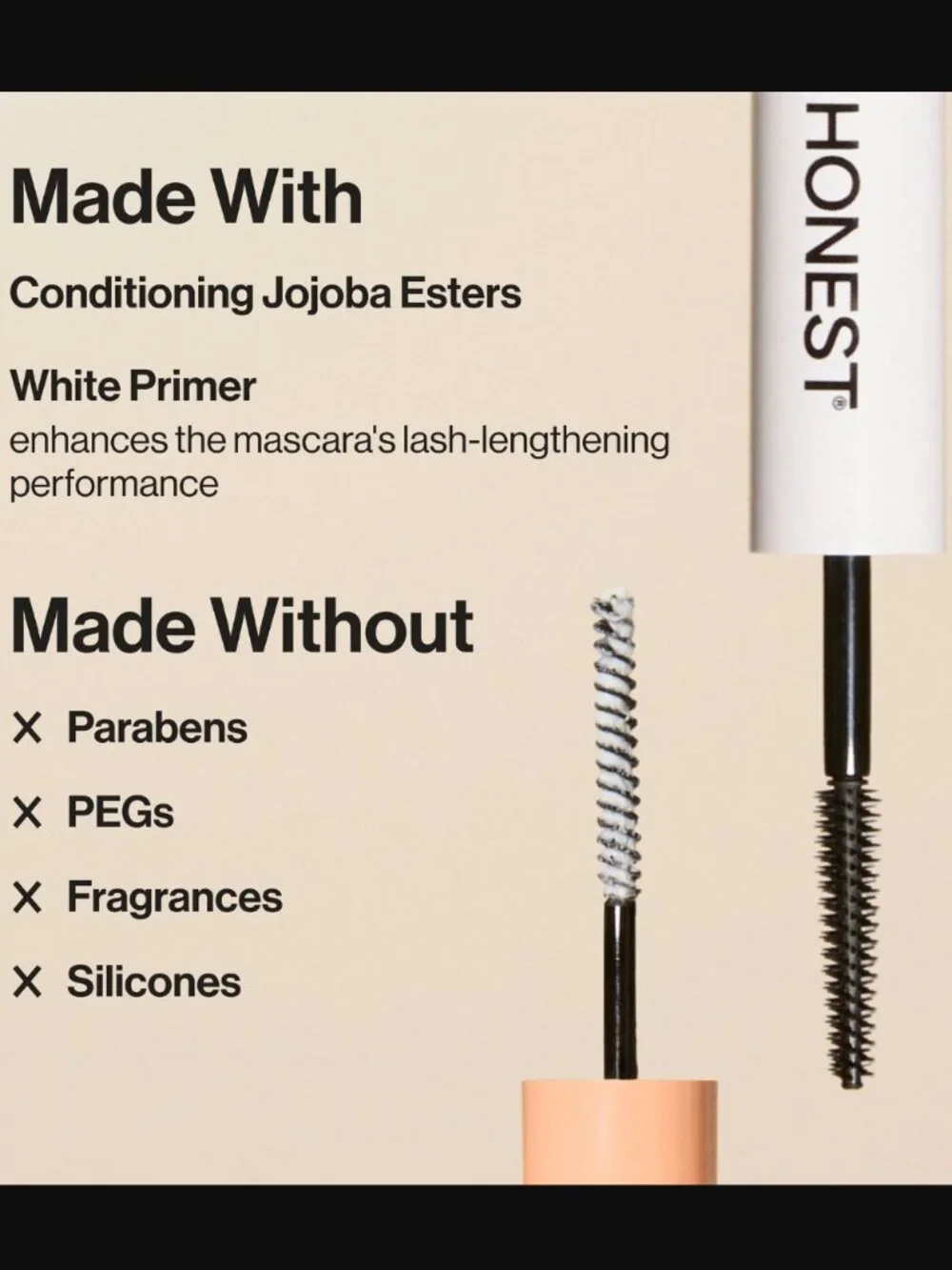 🔥3/$30 NIB The Honest Company Extreme Length Mascara + Lash Primer $19.99